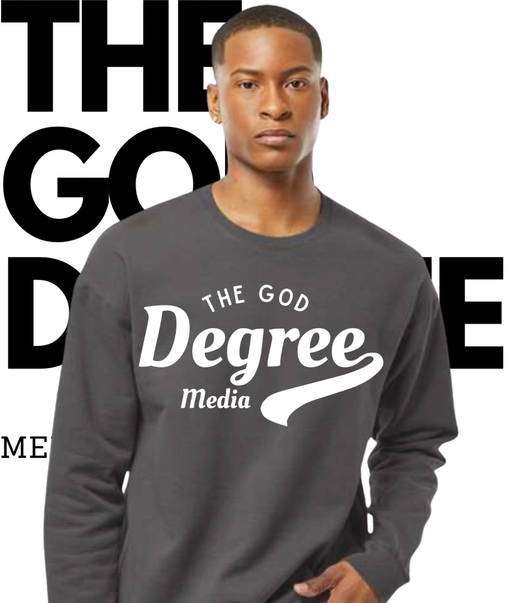 God Degree Media “ingredients” crew neck.